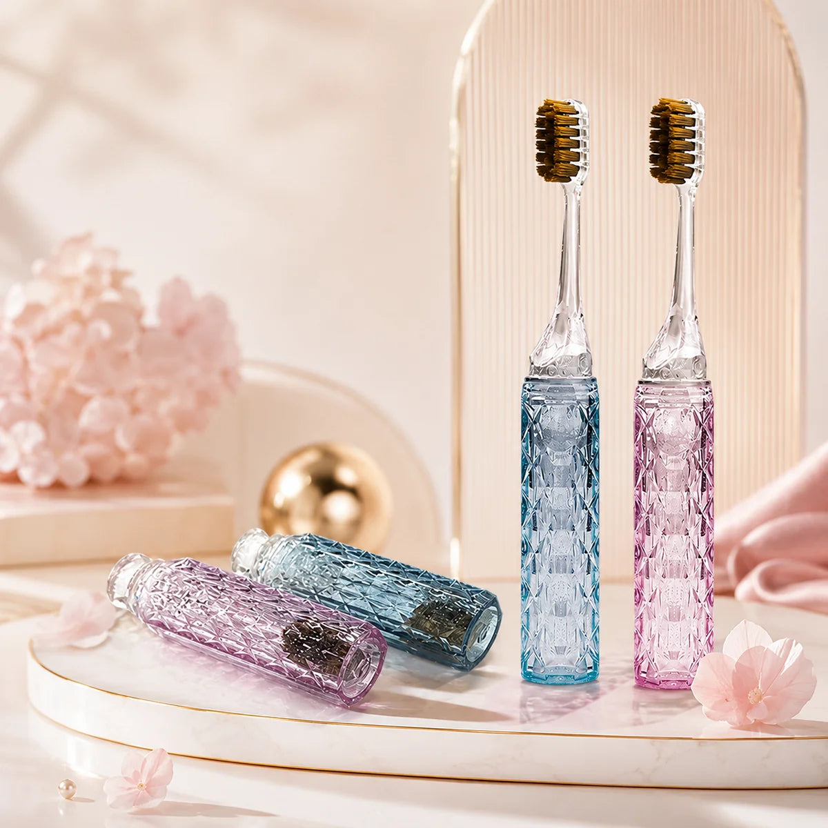 Crystal Diamond Design Toothbrush