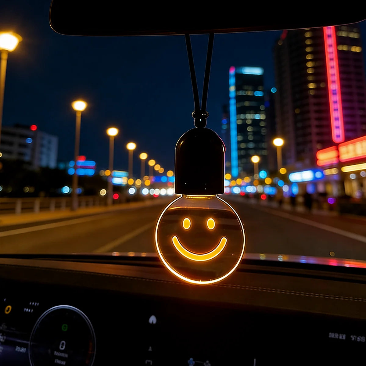Smiley Face LED Car Interior Light
