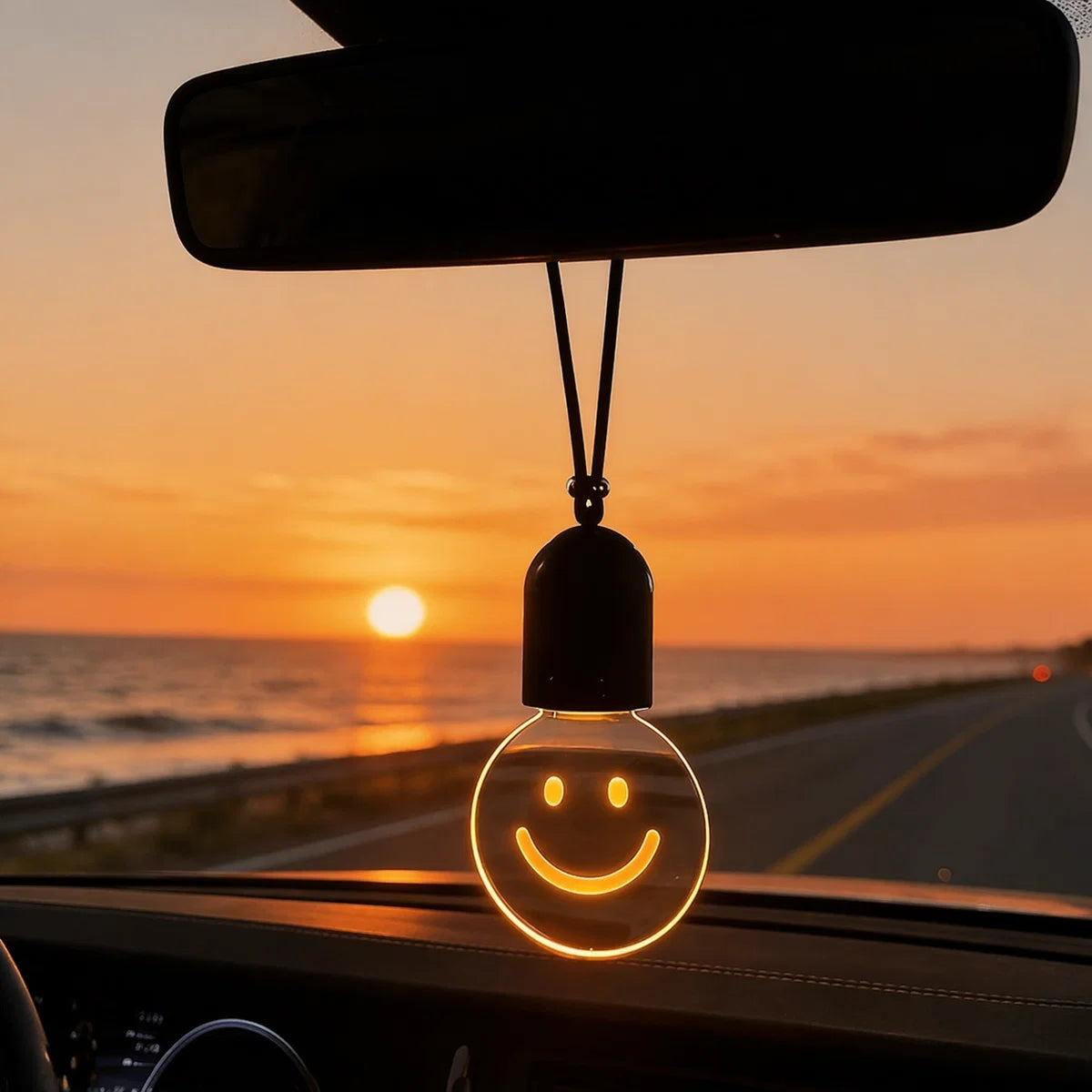 Smiley Face LED Car Interior Light