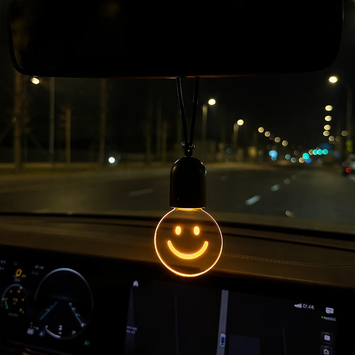 Smiley Face LED Car Interior Light