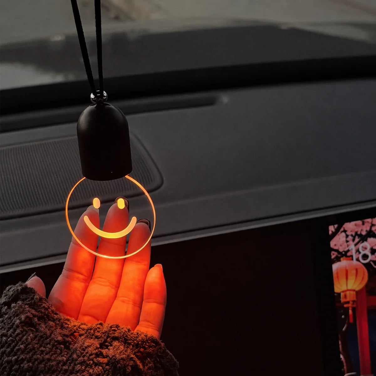 Smiley Face LED Car Interior Light