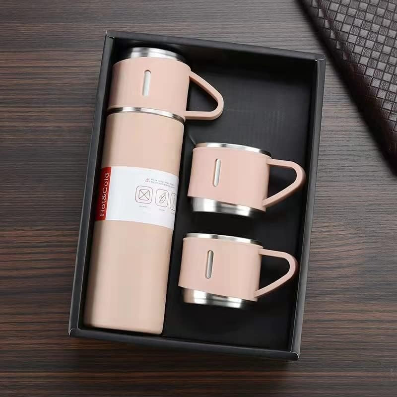 Premium Stainless Steel Flask Set