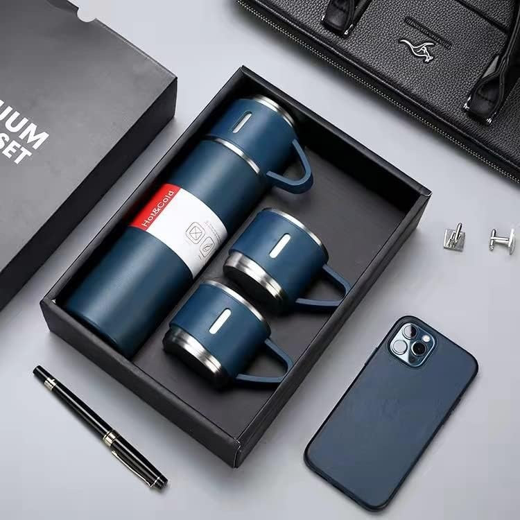 Premium Stainless Steel Flask Set