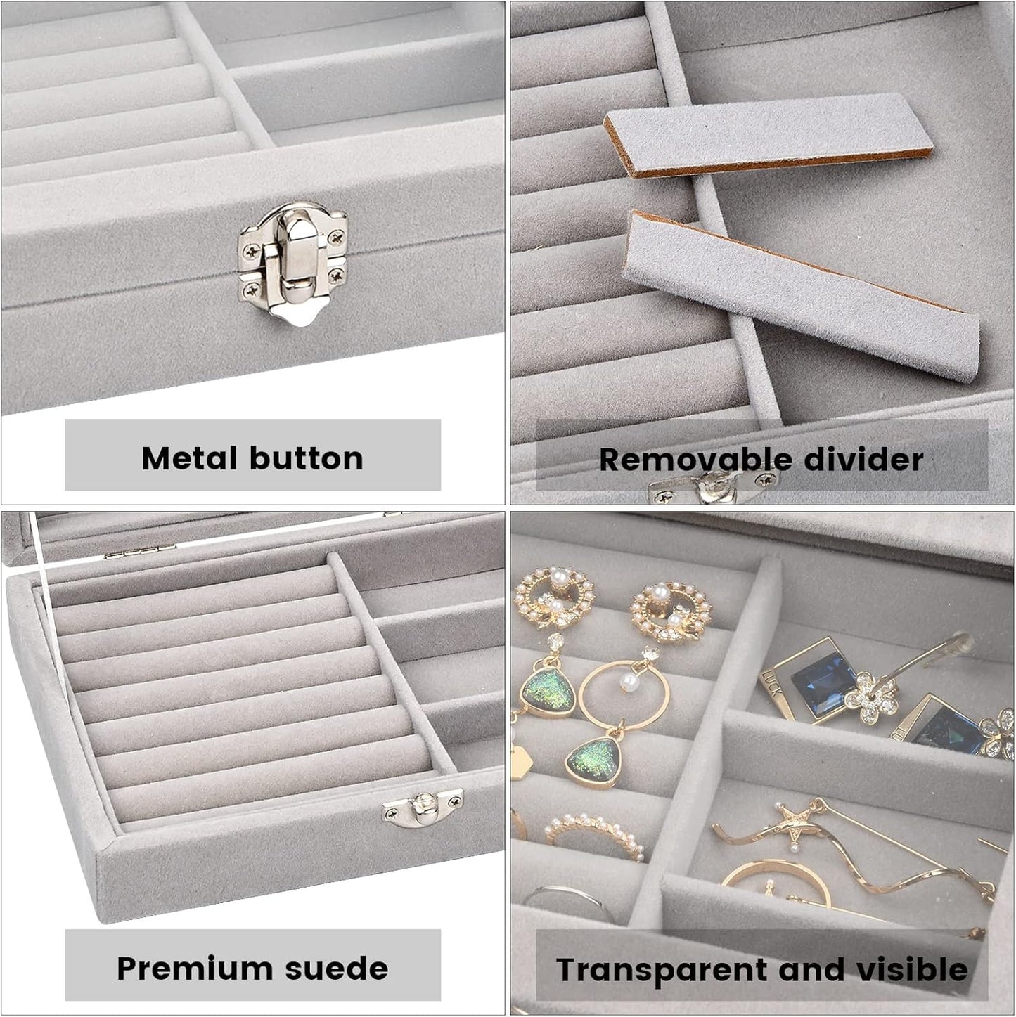 Elegant Jewelry Organizer Storage Box