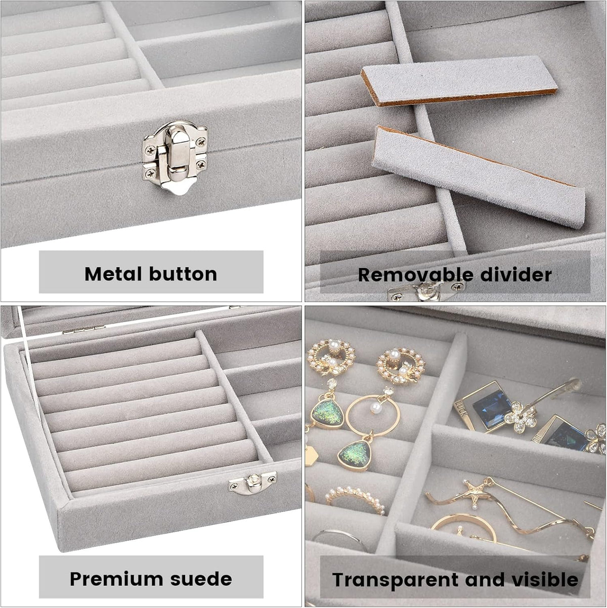 Elegant Jewelry Organizer Storage Box