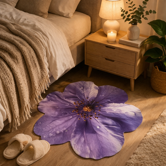 Floral Comfort Entrance Floor Mat