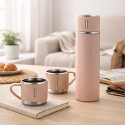 Premium Stainless Steel Flask Set