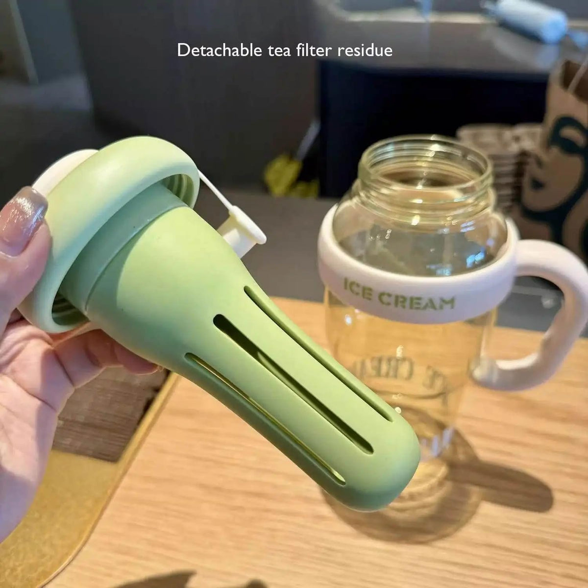 Ice Cream Style Mixing Bottle