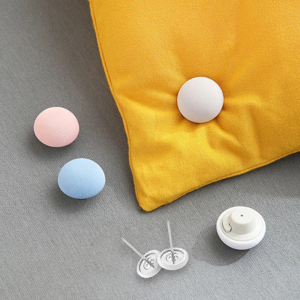 Cozy Button Design Quilt Cover