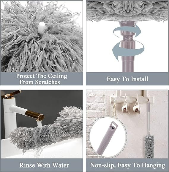 Flexible Head Cleaning Duster Brush