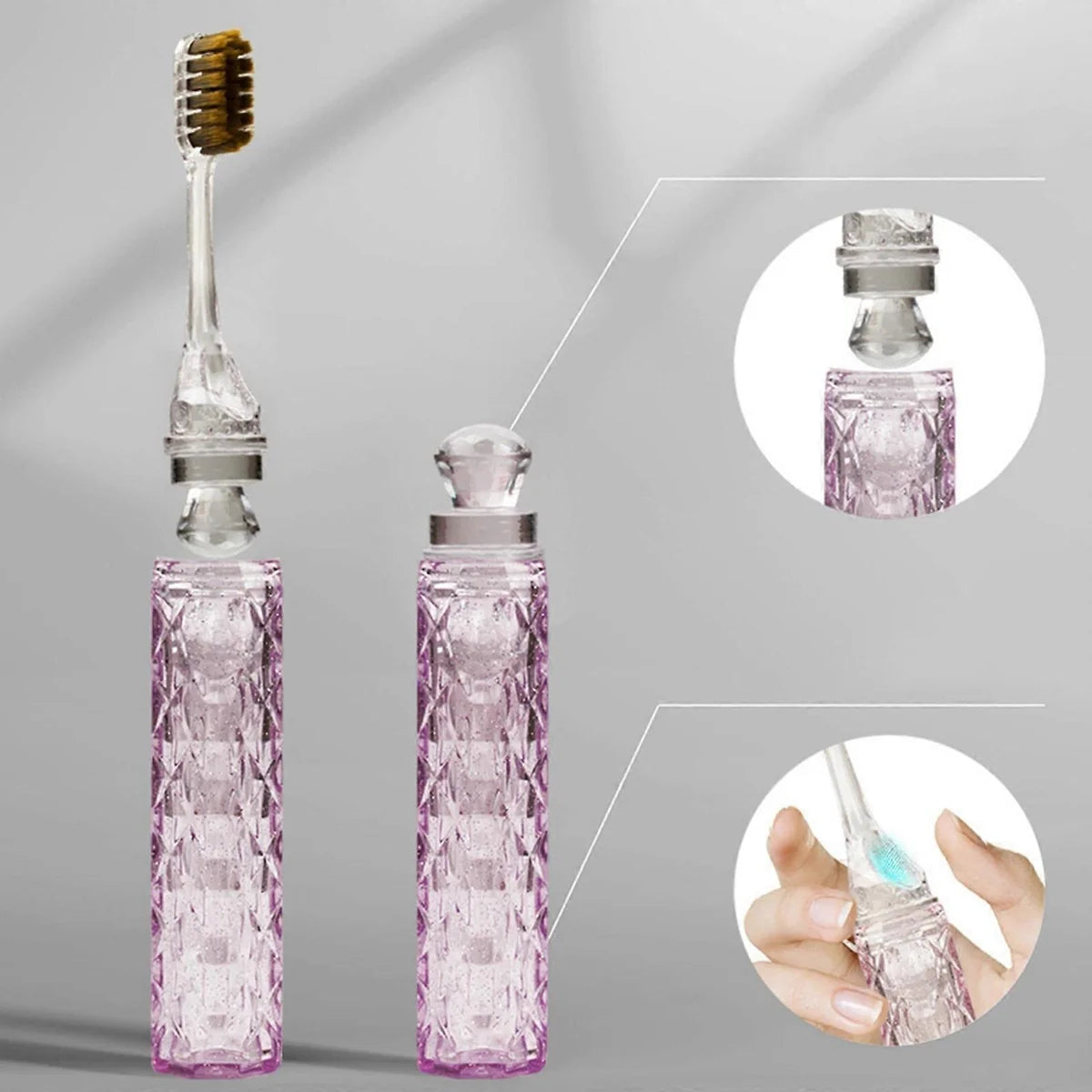Crystal Diamond Design Toothbrush