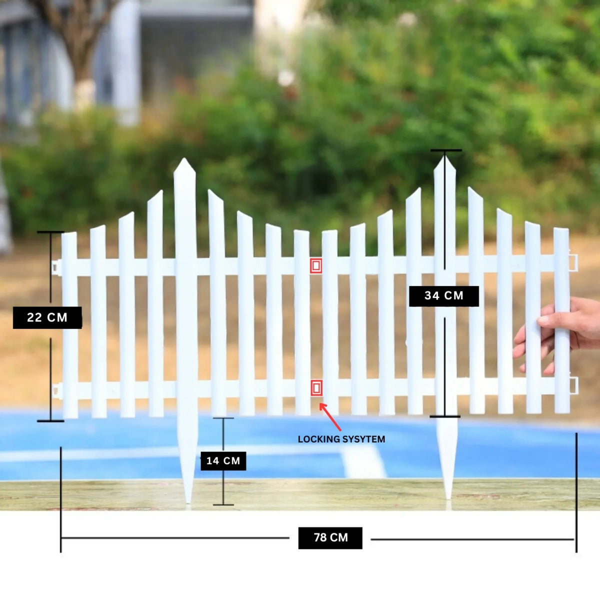 Decorative Garden Border Fence
