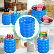 Silicone Ice Cube Maker Bucket