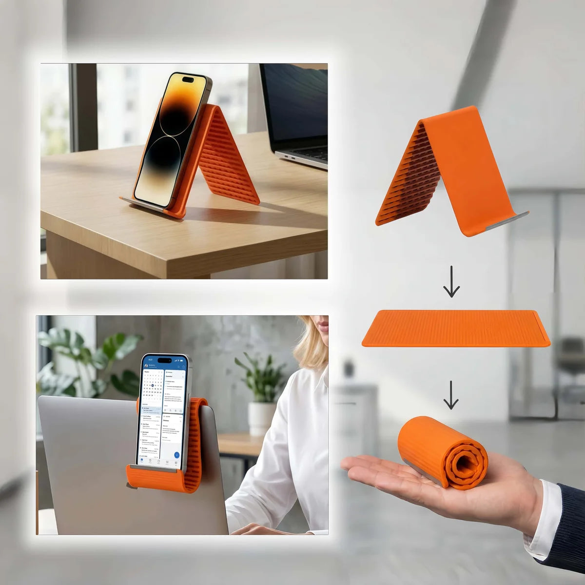 Twist & Hold Foldable Multi Device Stand