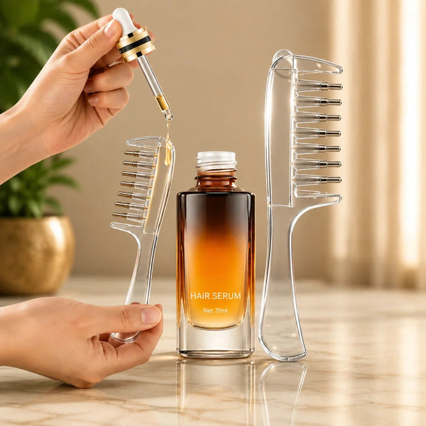 Hair Oil Liquid Applicator Comb