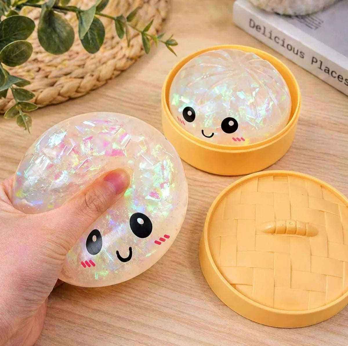 Cute Squishy Dumpling Stress Relief Ball