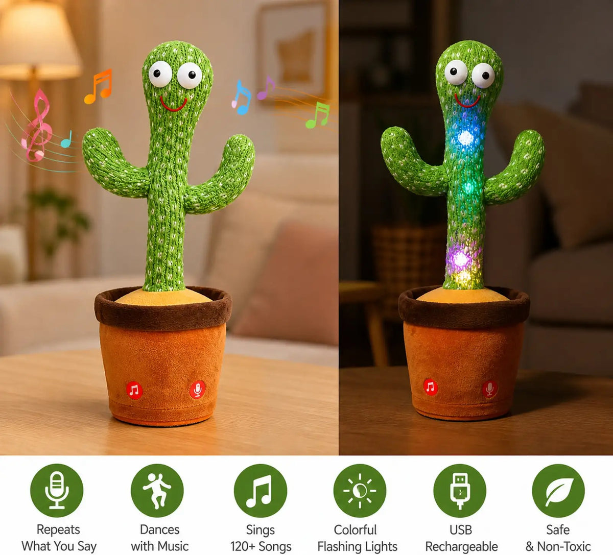 Talking Dancing Cactus Toy