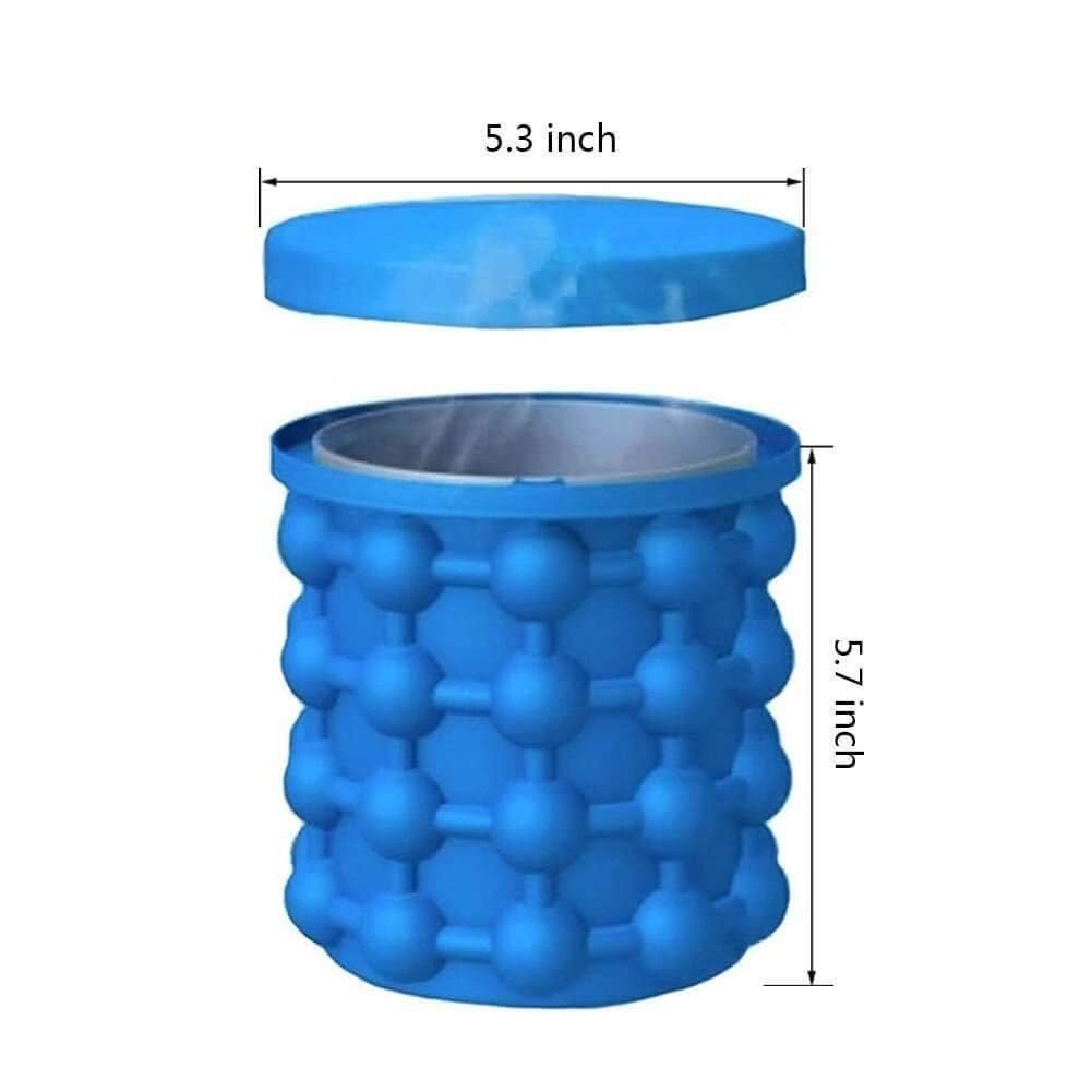 Silicone Ice Cube Maker Bucket