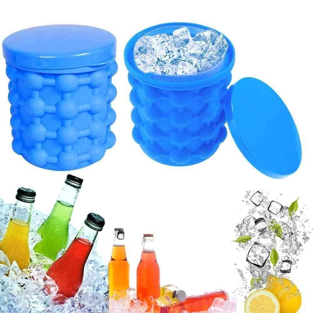 Silicone Ice Cube Maker Bucket