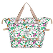 Printed Floral Foldable Storage Bag