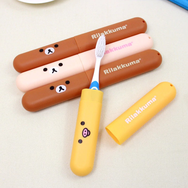 5 Pcs Mini Cute Cartoon Toothbrush Box