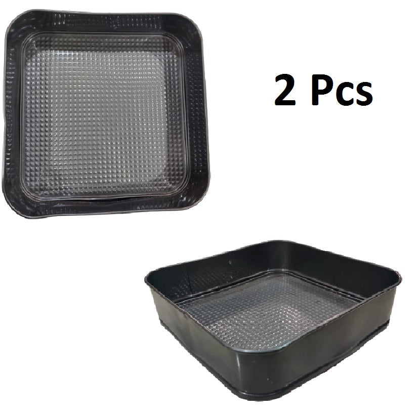 2 PCS SQUARE CAKE MOULD