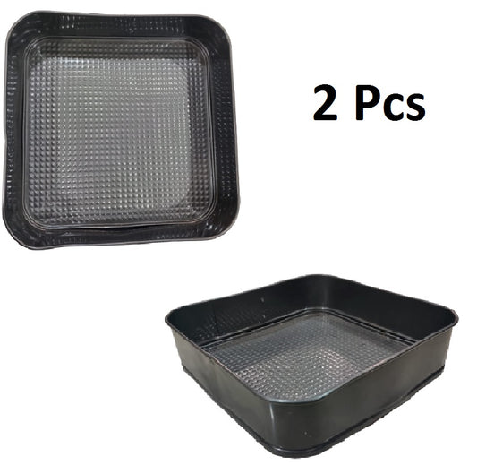 2 PCS SQUARE CAKE MOULD