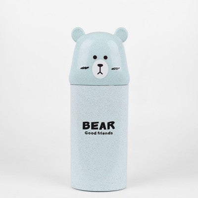 Cute Bear Toothbrush & Paste Holder