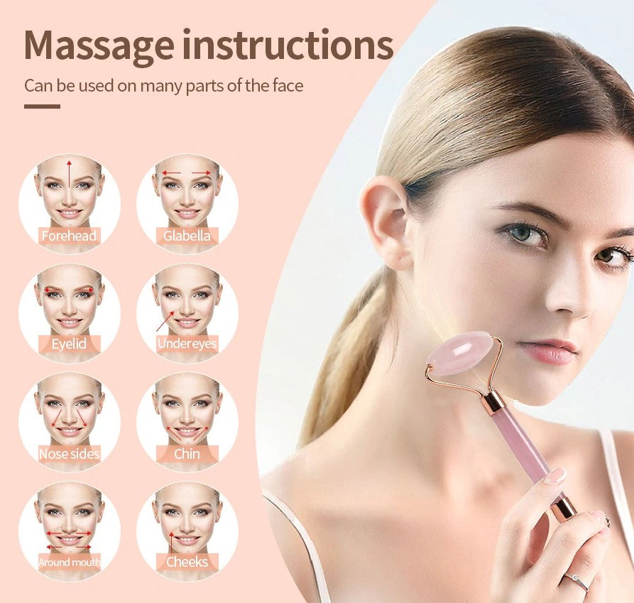 Premium Face Roller & Gua Sha