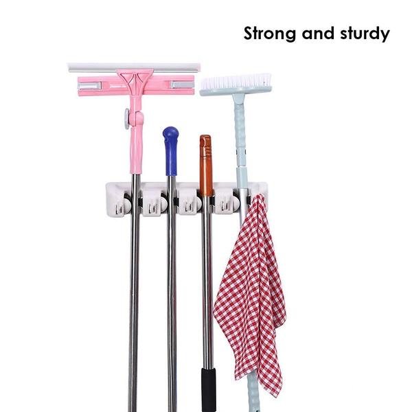 4 Layer Mop & Broom Holder