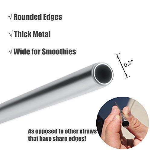 Reusable Stainless Steel Drinking Straws