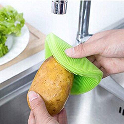 Silicone Round Dishwashing Scrubber