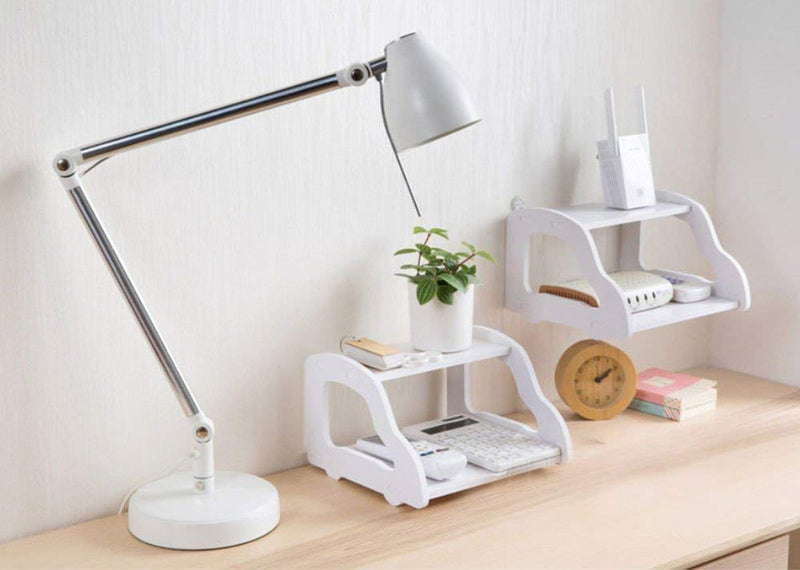 Double Layer Wall Mounted Router Stand