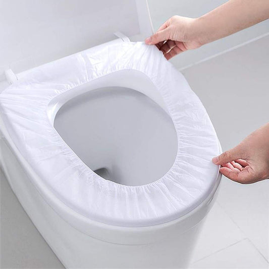 10Pcs Disposable Non-Woven Fabric Travel Toilet Seat Cover
