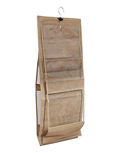 6 Pocket Foldable Hanging Organiser Heavy Quality
