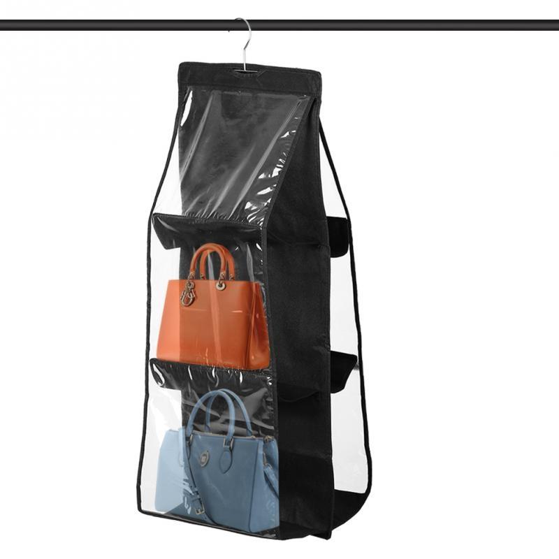 6 Pocket Foldable Hanging Organiser Heavy Quality