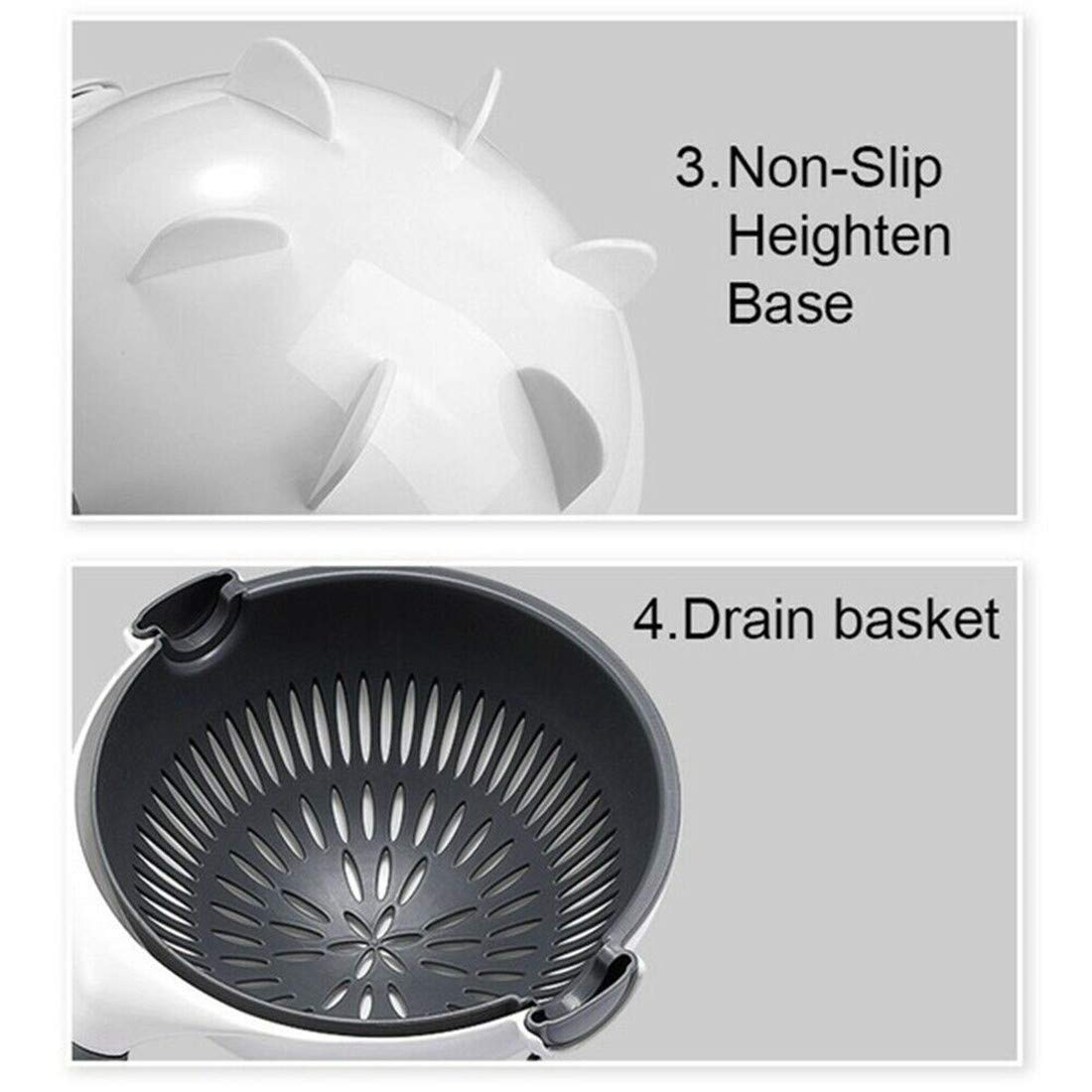 Multi-Function Vegetable Cutter With Drain Basket