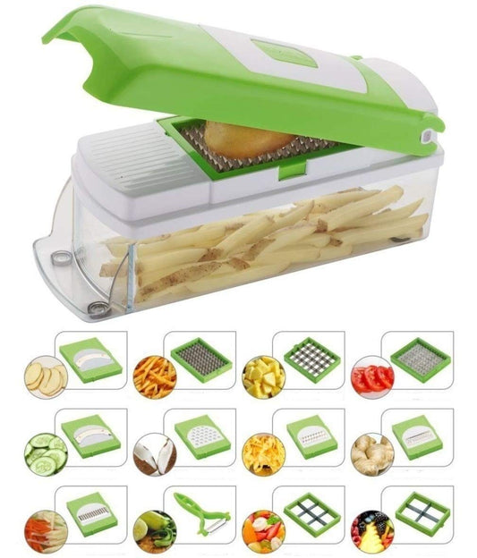 12 in 1 Vegetable and Fruit Chopper Cutter Grater Slicer