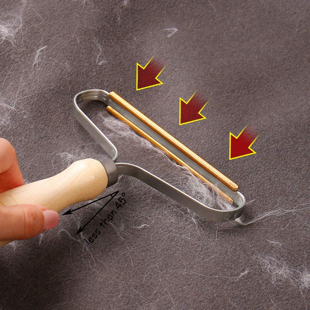 Portable Lint Remover, Clothes Fuzz Shaver - Reusable Double Sided Lint Remover