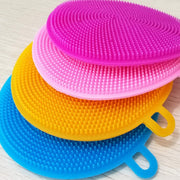 Silicone Round Dishwashing Scrubber