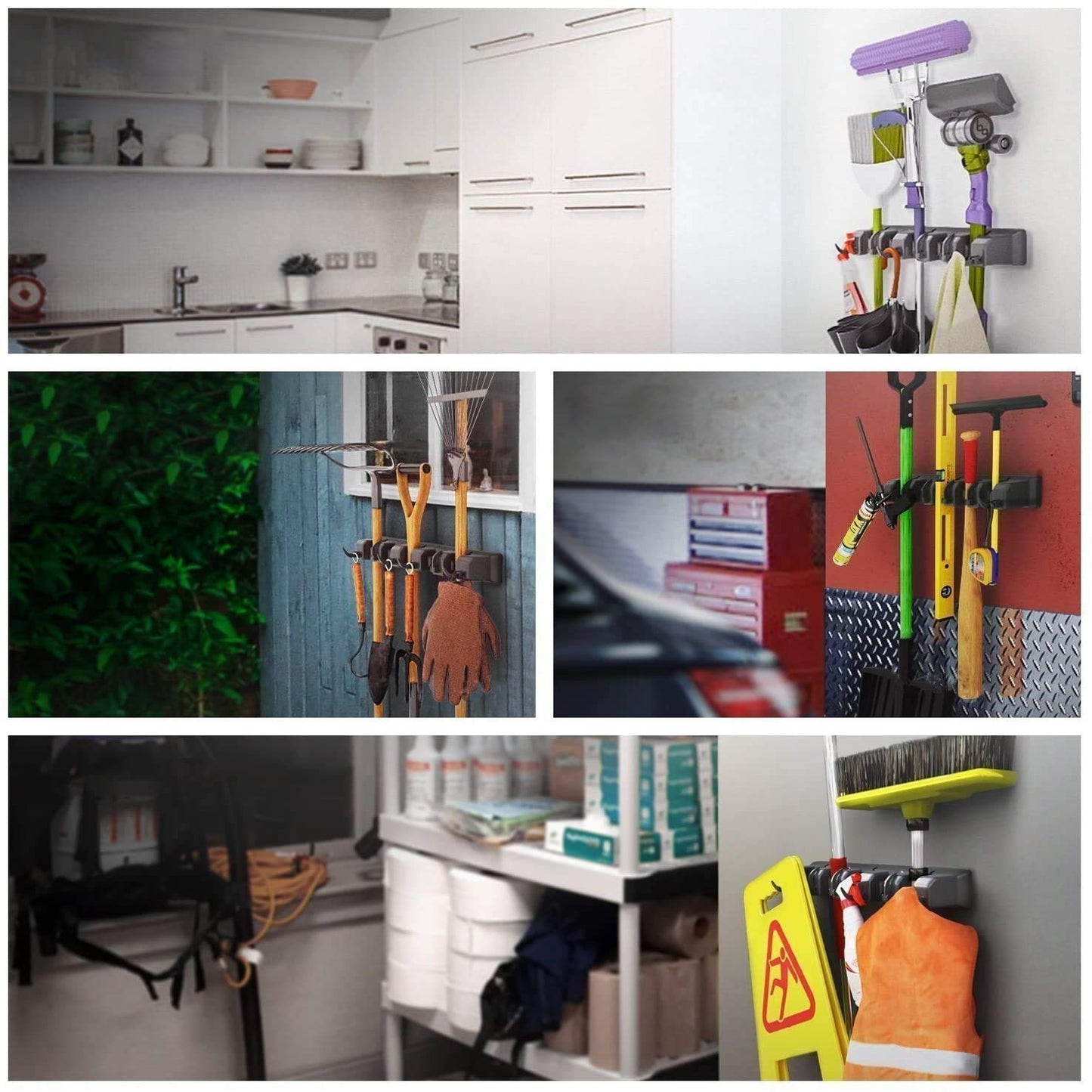 4 Layer Mop & Broom Holder