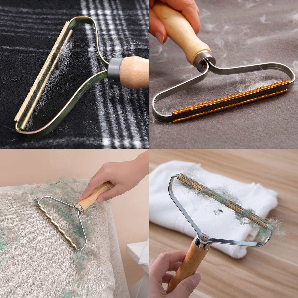 Portable Lint Remover, Clothes Fuzz Shaver - Reusable Double Sided Lint Remover