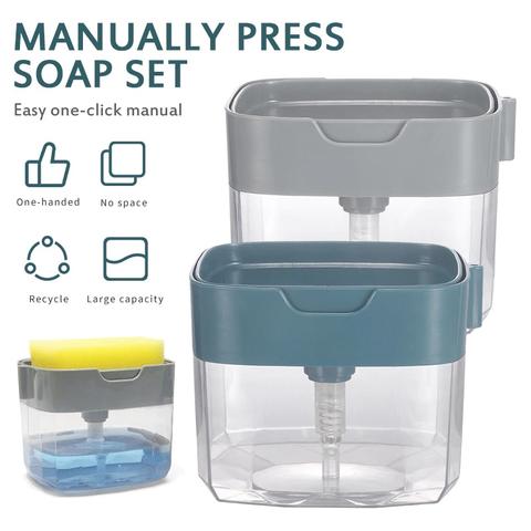 Liquid Soap Dispenser Sponge Holder ( WITH SPONGE )