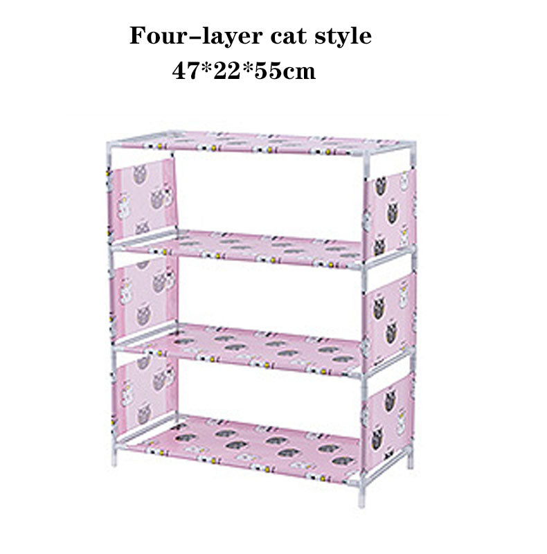 Multipurpose Portable 4 Layer Shoe Rack