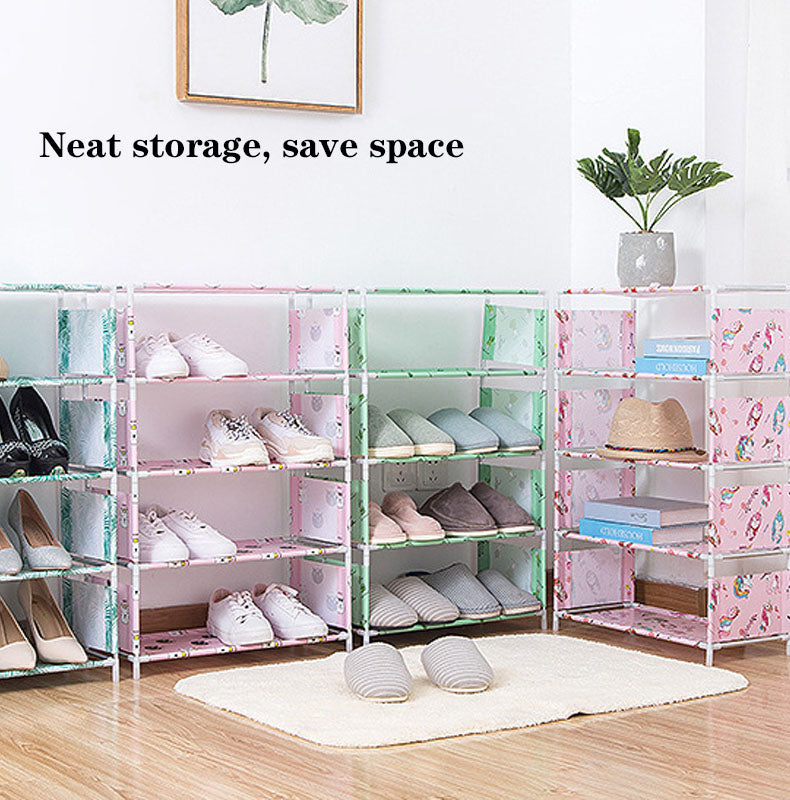 Multipurpose Portable 4 Layer Shoe Rack
