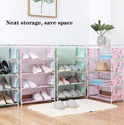 Multipurpose Portable 4 Layer Shoe Rack