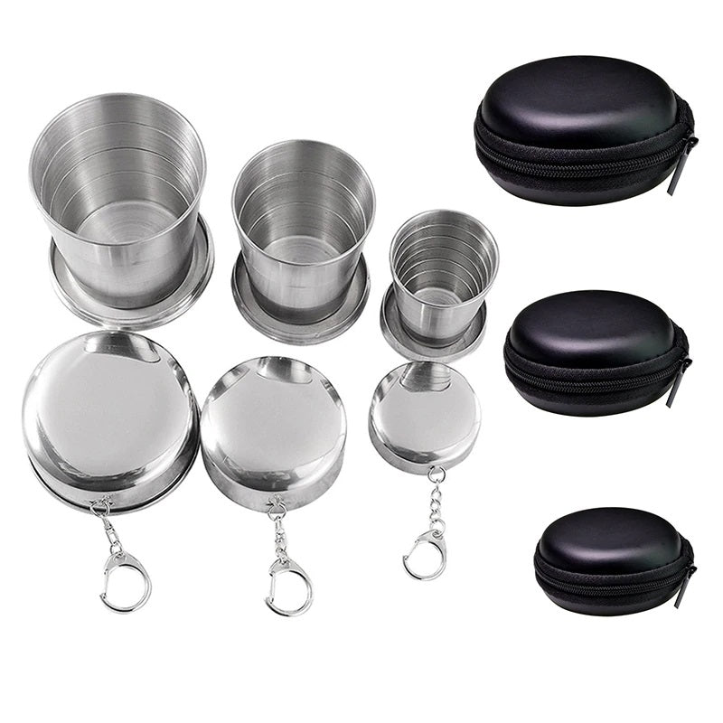 Stainless Steel Portable Folding Cup