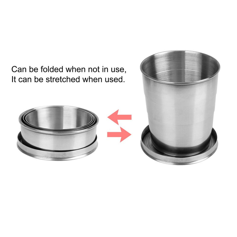 Stainless Steel Portable Folding Cup