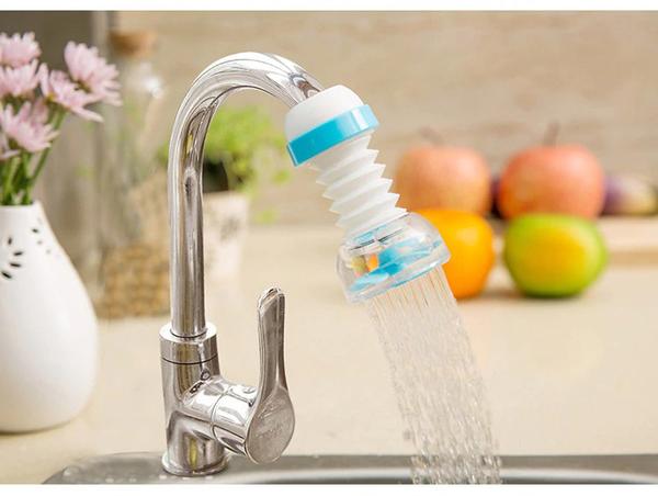 360 Degree Adjustable Water Tap Extension Filter Shower Water Tap Bathroom Faucet Extender Home Kitchen Accessories