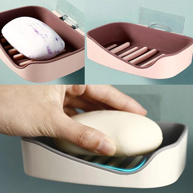 Self-Adhesive Double layer Soap Holder